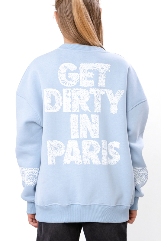 Світшот оверсайз для дівчинки 